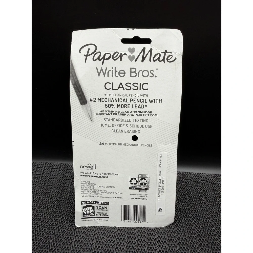 Paper Mate Write Bros Classic 0.7mm Mechanical Pencils 24 Count HB Lead 2171181